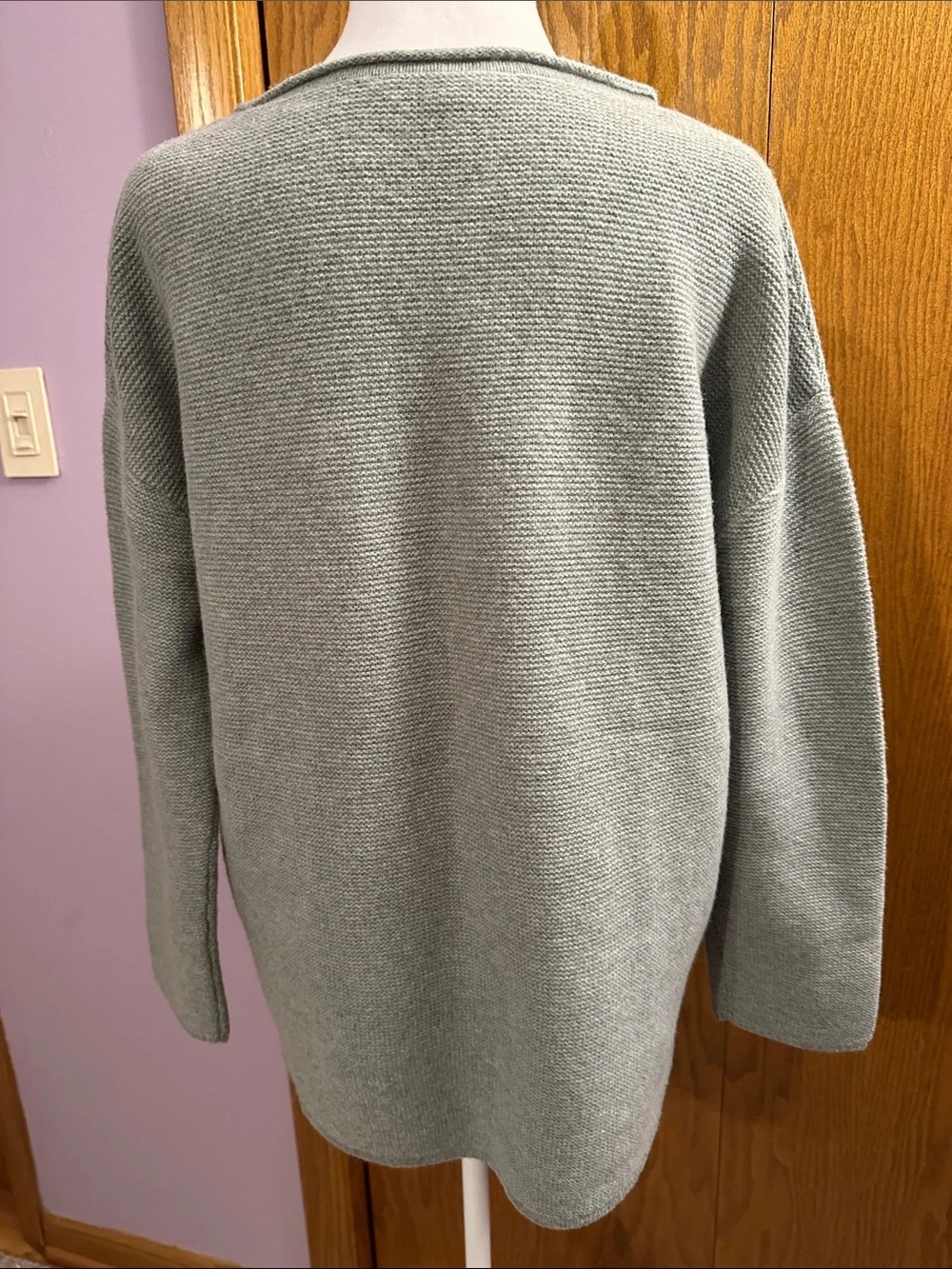 Seasalt Cornwall Fruity II Light Green Wool Blend Women’s Sweater size 12. - Picture 10 of 15